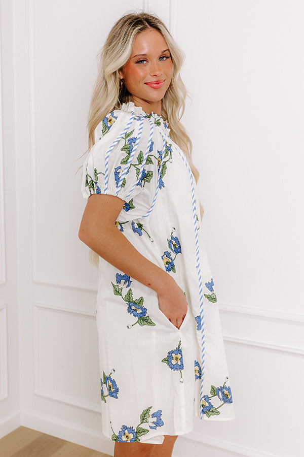 Ultimate Blooming Smile Floral Mini Dress