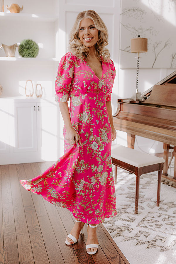 Ultimate Floral Elegance Maxi Dress