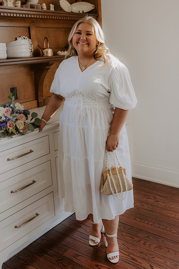 Ultimate Lost In Your Smile Midi Dress – Curves Edition