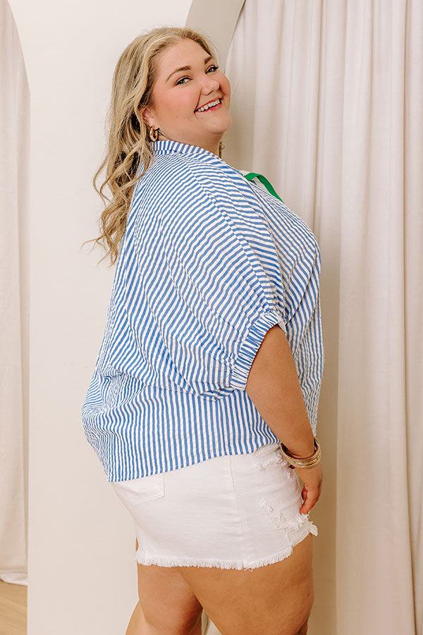 Premium Country Club Stripe Top - Ultimate Style Upgrade