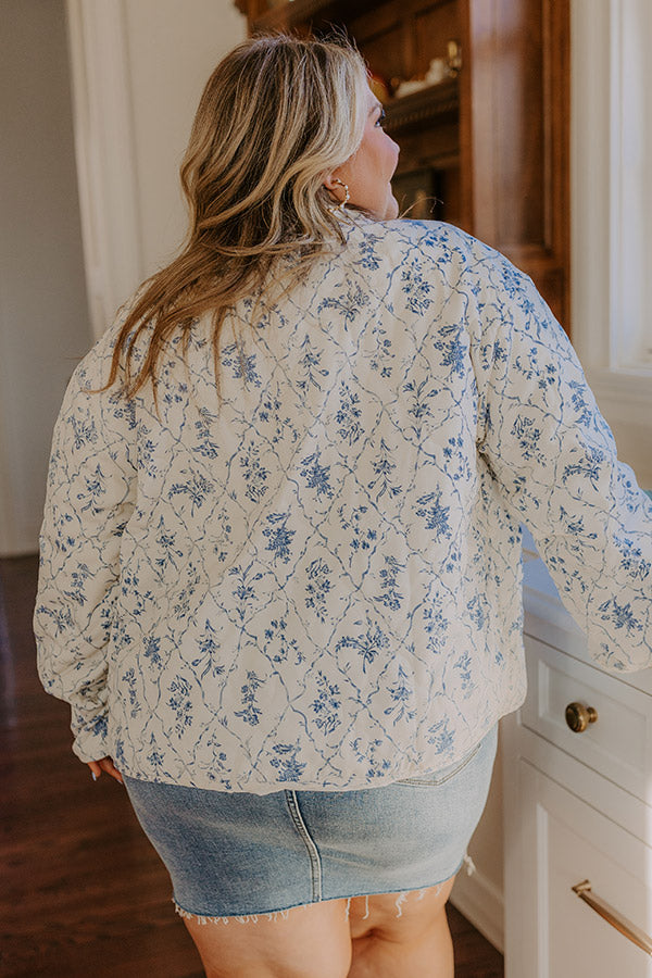 Premium French Countryside Floral Jacket - Ultimate Style Upgrade