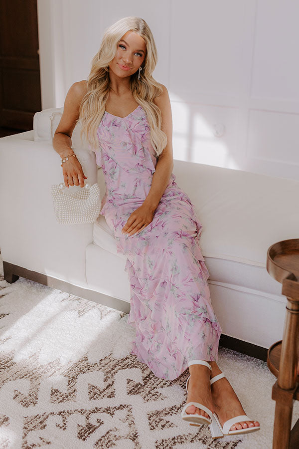 Ultimate Romance In Florence Floral Maxi Dress