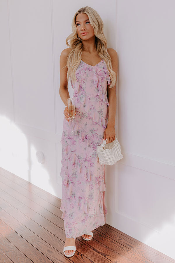 Ultimate Romance In Florence Floral Maxi Dress