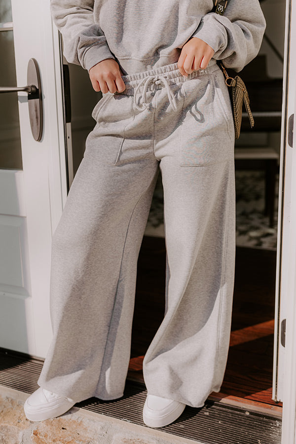 Premium Vintage Wash High Waist Pants - Ultimate Comfort in Grey