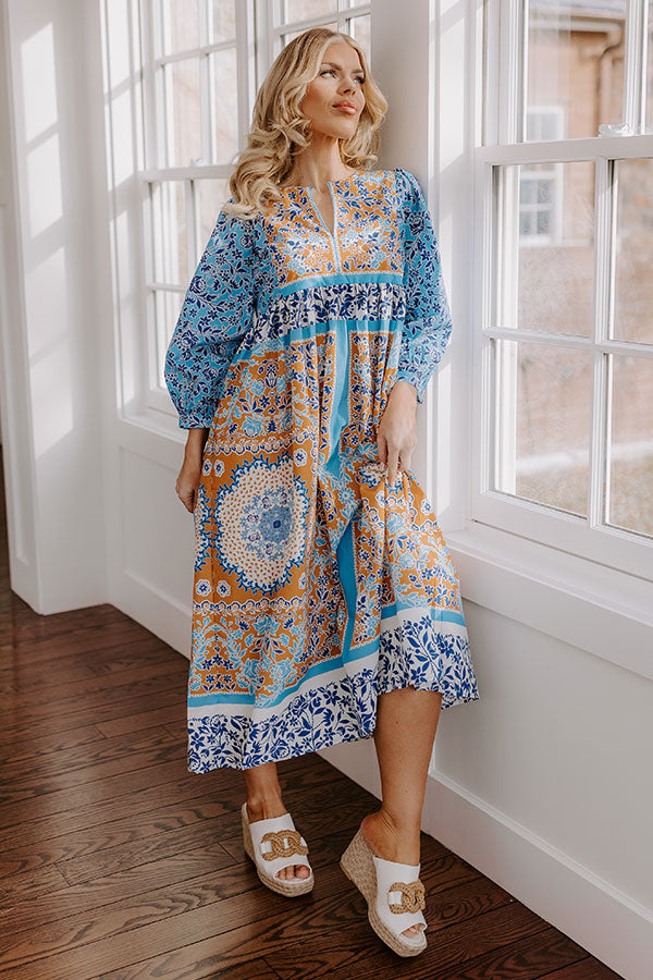 Ultimate Boho Floral Midi Dress - Effortless Style & Comfort