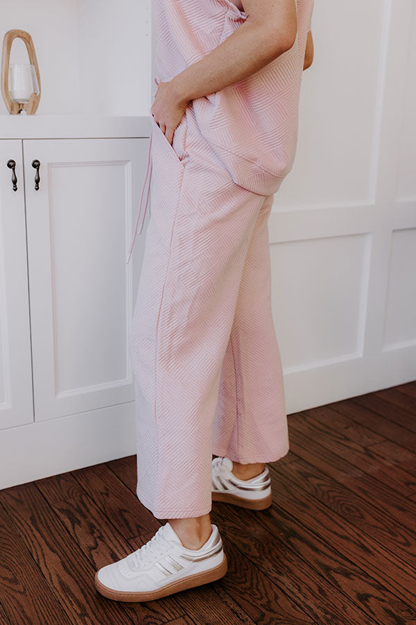 Premium High Waist Trousers - Light Pink | Ultimate Comfort & Style