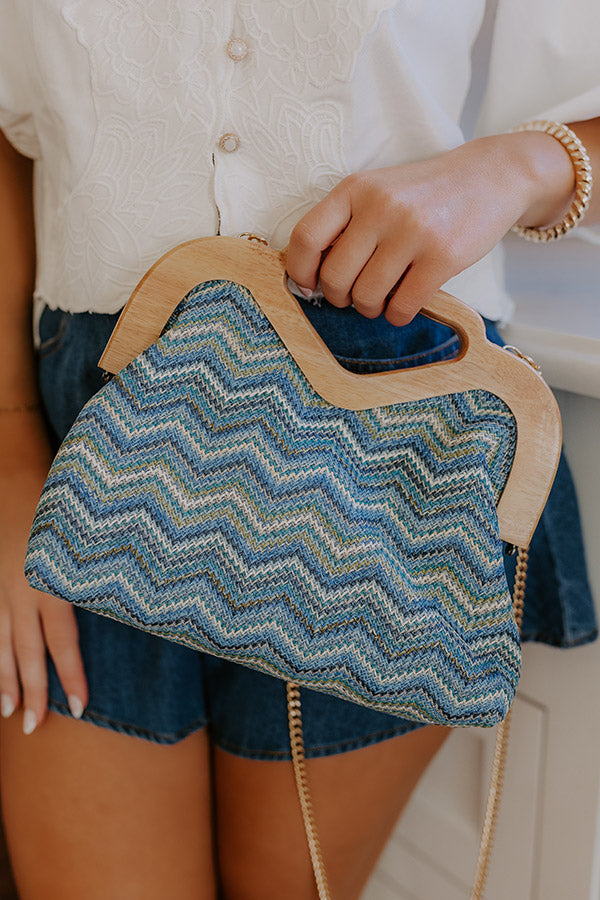 Premium Woven Crossbody Bag in Blue - Ultimate Style Upgrade