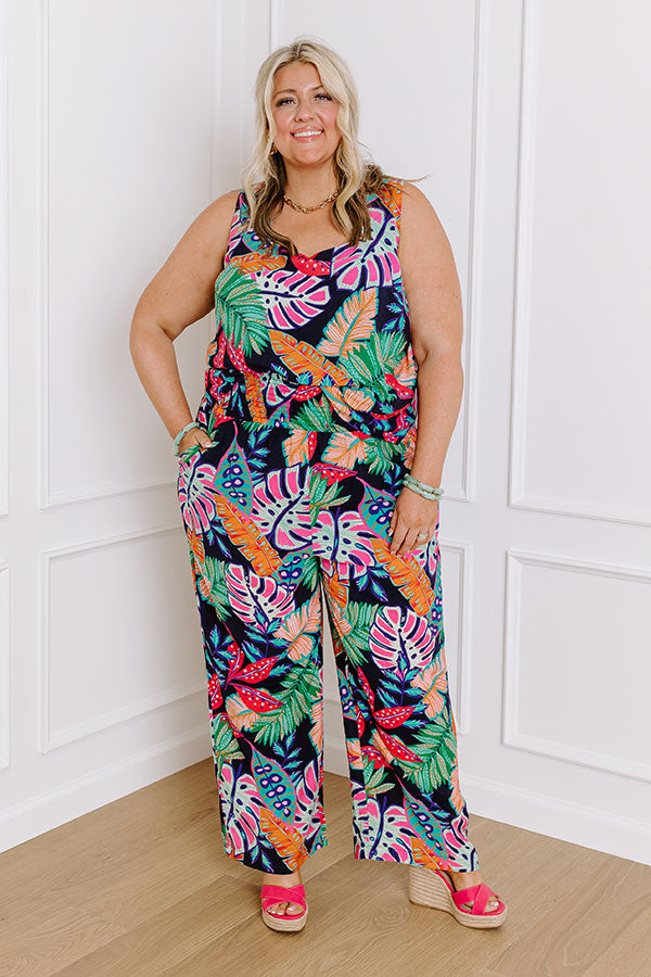 Premium Tropical High Waist Pants - Ultimate Summer Style