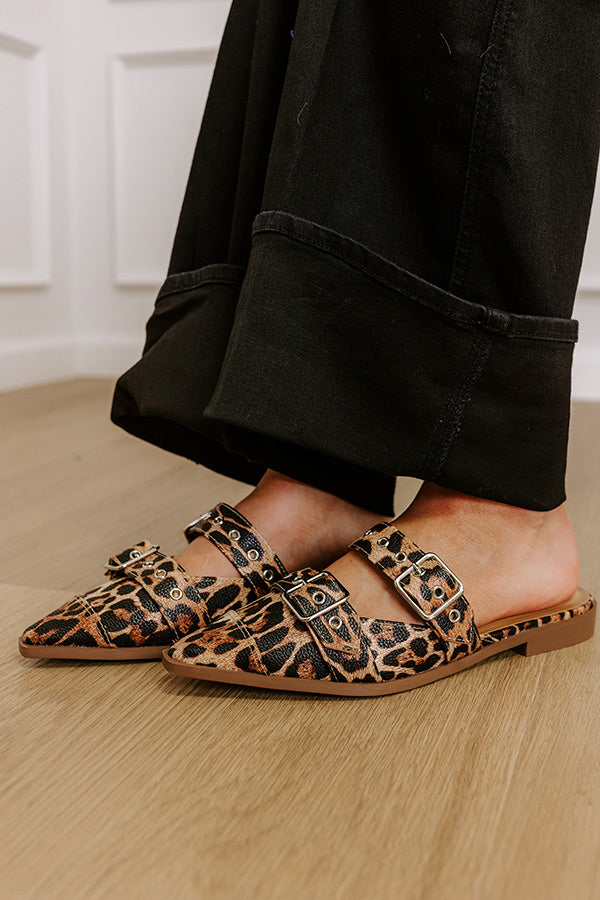 Premium Adaline Faux Leather Leopard Flats - Ultimate Comfort & Style