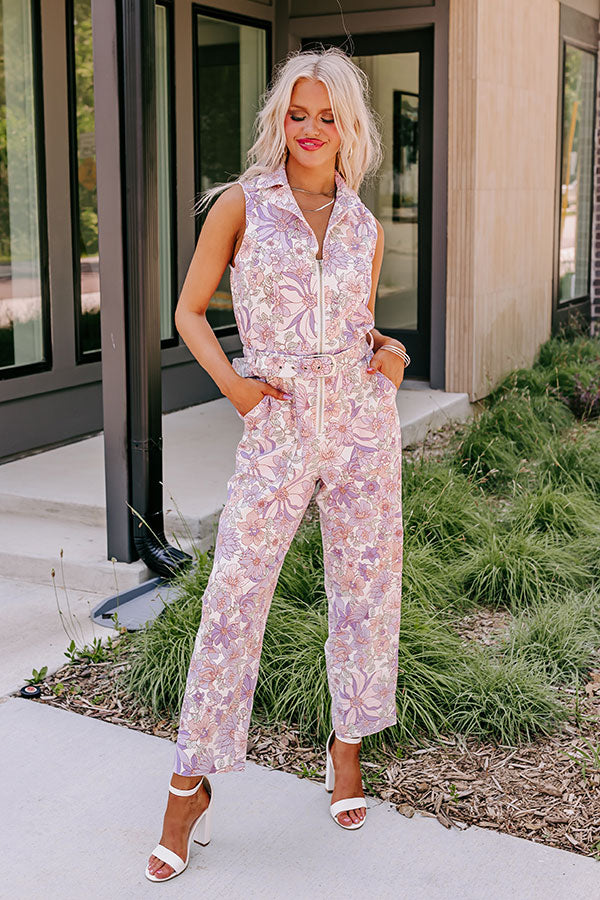 Premium In Full Bloom Denim Jumpsuit - Ultimate Style Upgrade