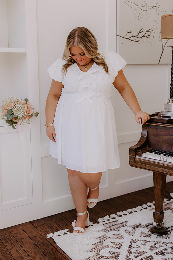 Ultimate Coquette Dreams Smocked Mini Dress for Curves