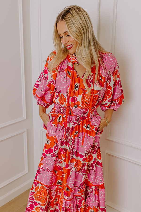 Ultimate Floral Maxi Dress: Chasing Sunsets