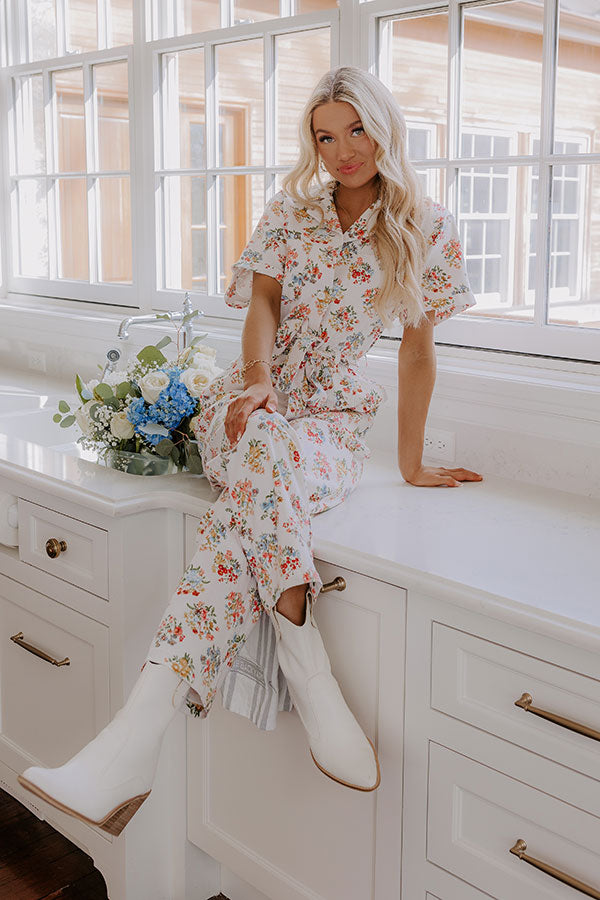 Ultimate Catalina Floral Denim Jumpsuit - Effortless Style Upgrade