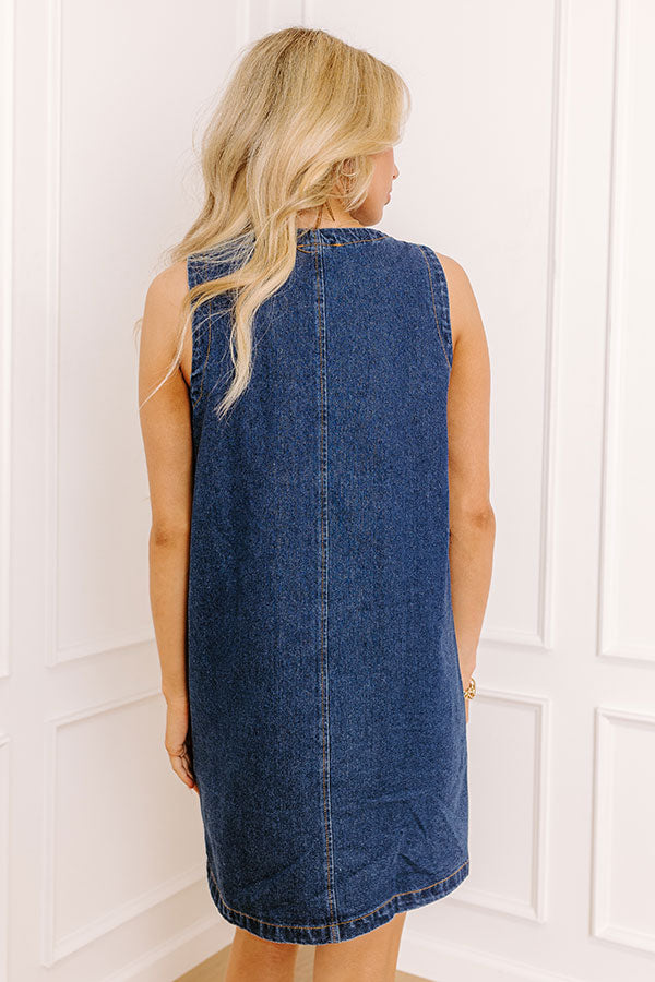 Ultimate Boston Market Denim Mini Dress - Timeless Style & Comfort