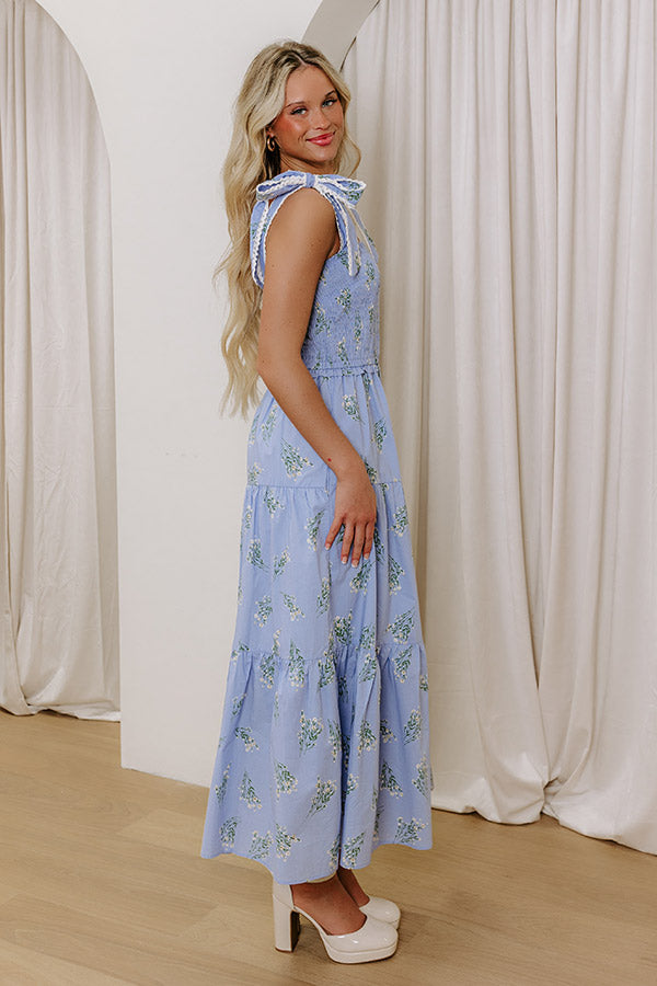 Premium Floral Maxi Dress - Small Town Elegance