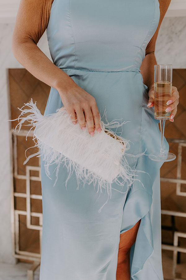 Ultimate Glam Feather Clutch - Premium Style for Every Occasion