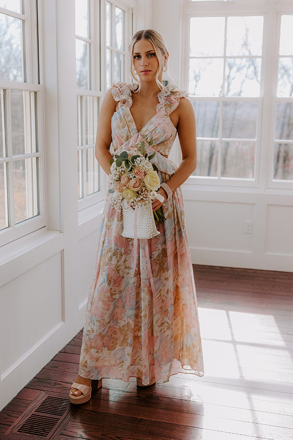 Premium Dreamy Haze Floral Maxi Dress - Ultimate Summer Style