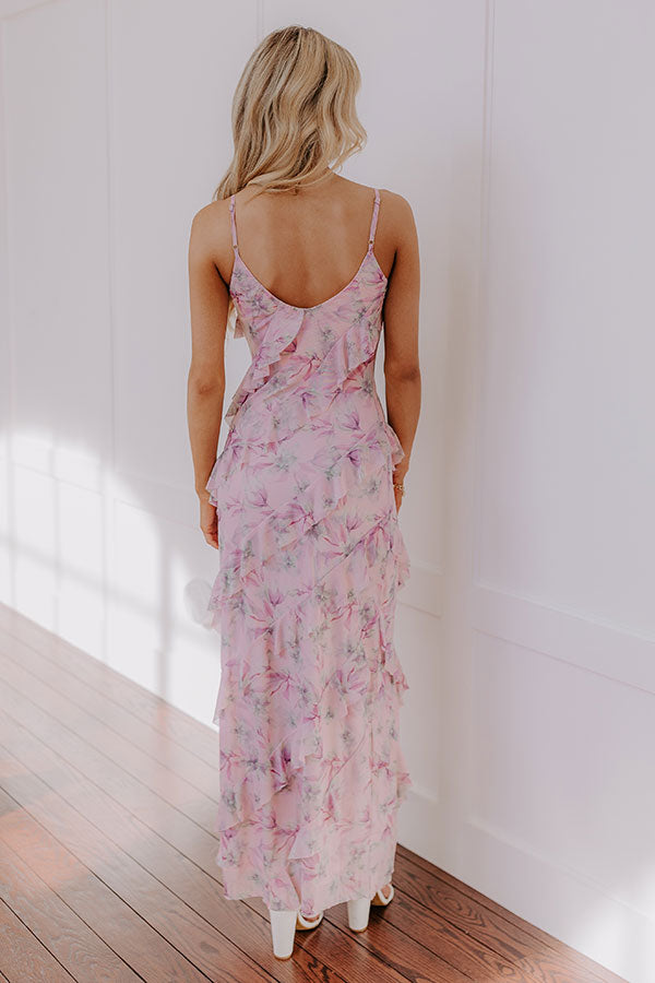 Ultimate Romance In Florence Floral Maxi Dress