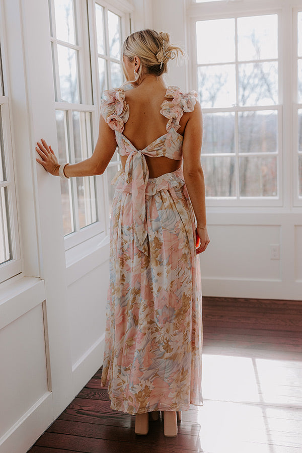 Premium Dreamy Haze Floral Maxi Dress - Ultimate Summer Style