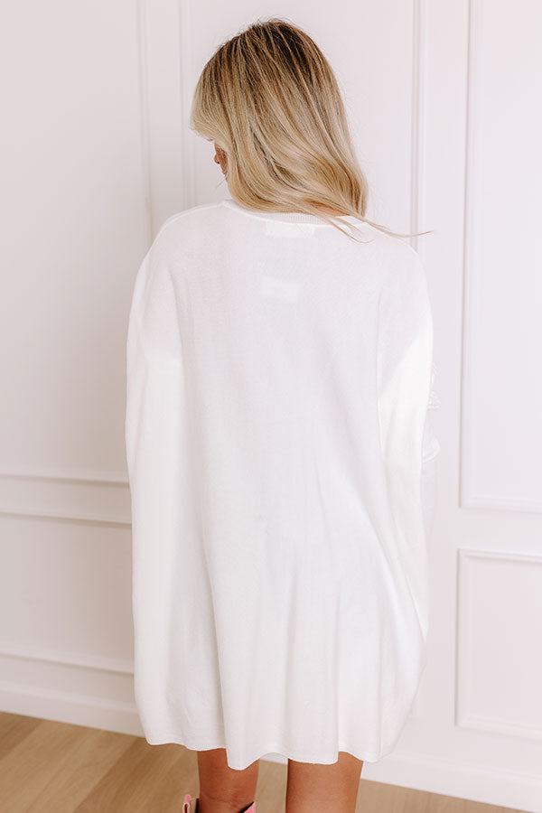 Premium Always Cozy Sweater Top - Ultimate Comfort in White