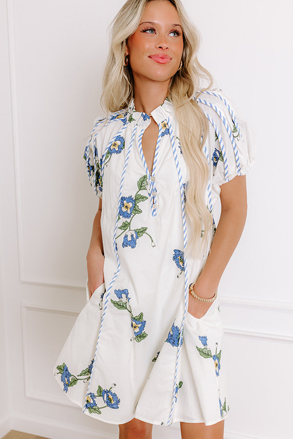 Ultimate Blooming Smile Floral Mini Dress