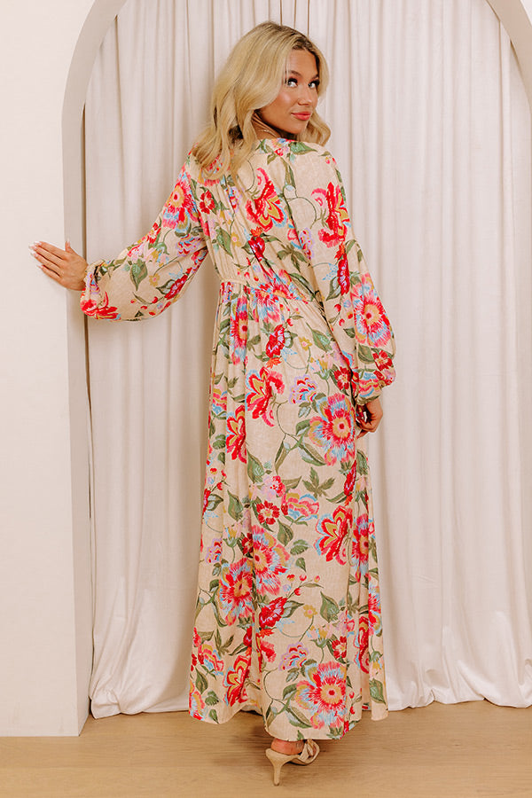 Premium Hibiscus Daydream Maxi Dress - Ultimate Summer Style