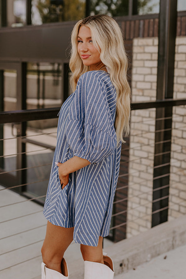 Premium Coastal Chic Striped Romper