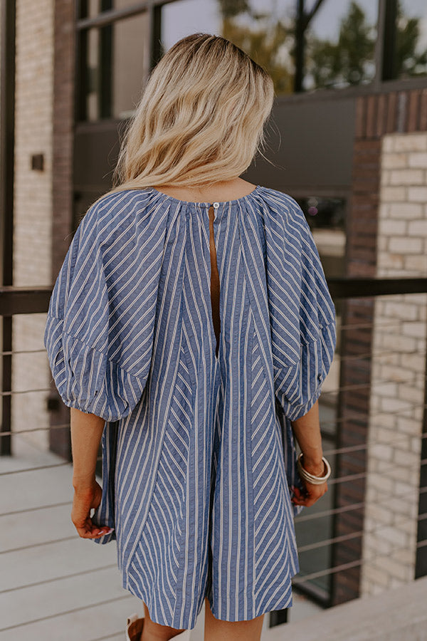 Premium Coastal Chic Striped Romper