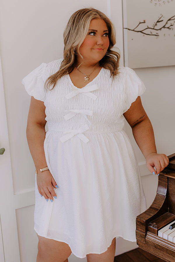 Ultimate Coquette Dreams Smocked Mini Dress for Curves