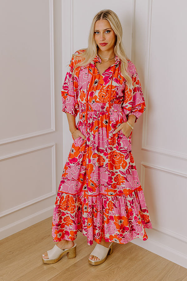 Ultimate Floral Maxi Dress: Chasing Sunsets