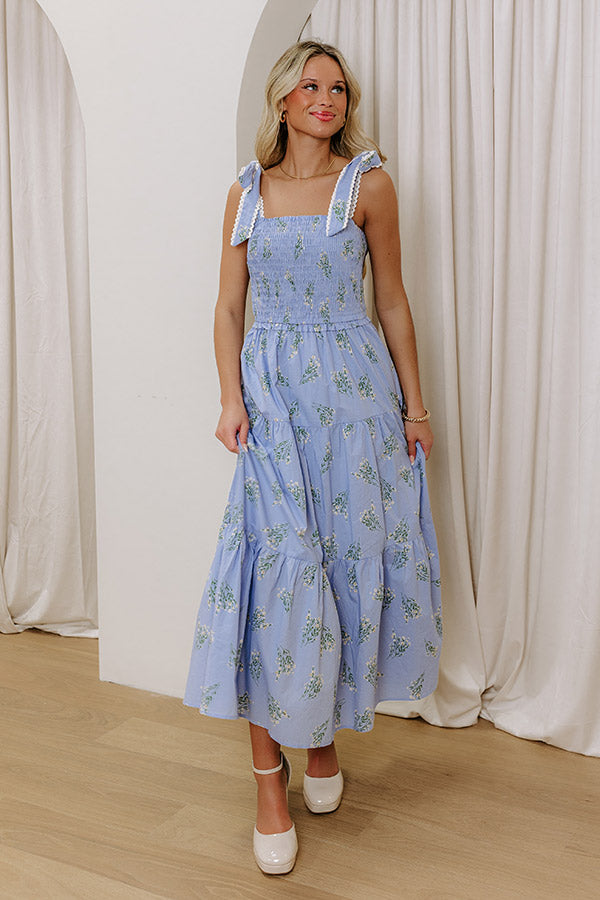 Premium Floral Maxi Dress - Small Town Elegance