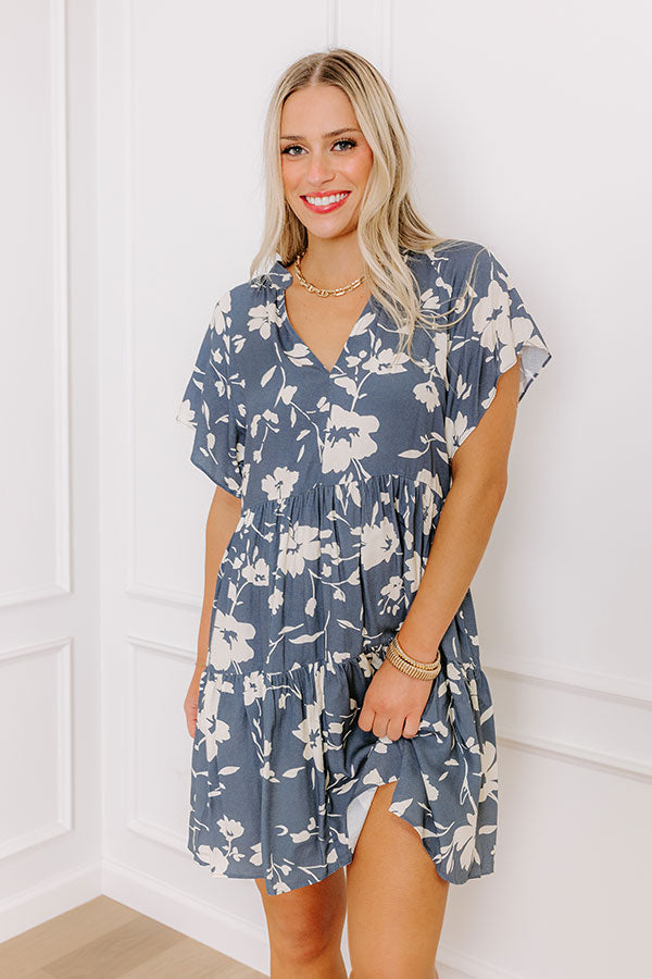 Ultimate Floral Charm Mini Dress