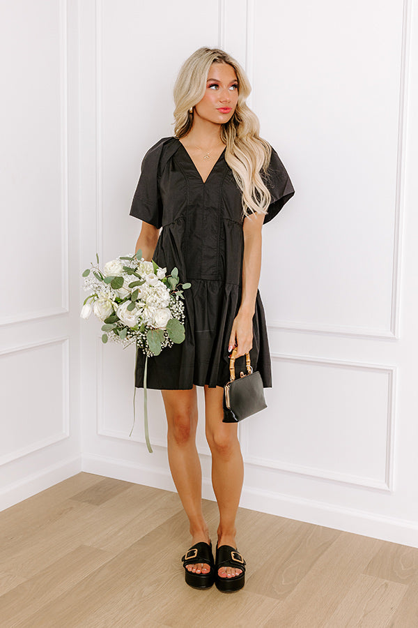 Ultimate Black Take A Chance Mini Dress - Premium Fit & Style