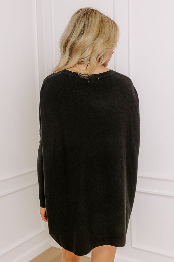 Ultimate Cozy Everyday Sweater Top - Classic Black