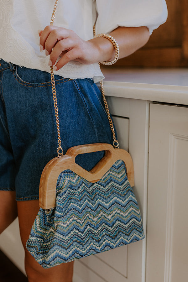 Premium Woven Crossbody Bag in Blue - Ultimate Style Upgrade