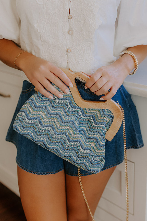 Premium Woven Crossbody Bag in Blue - Ultimate Style Upgrade