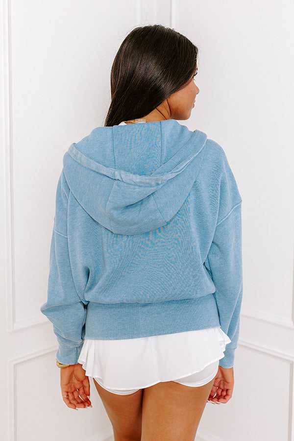 Ultimate Comfort Blue Path Sweater - Premium Hoodie