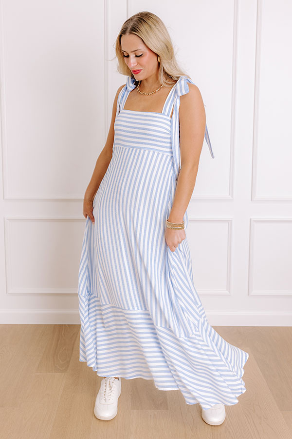 Ultimate Sail With Me Stripe Maxi Dress - Premium Summer Style