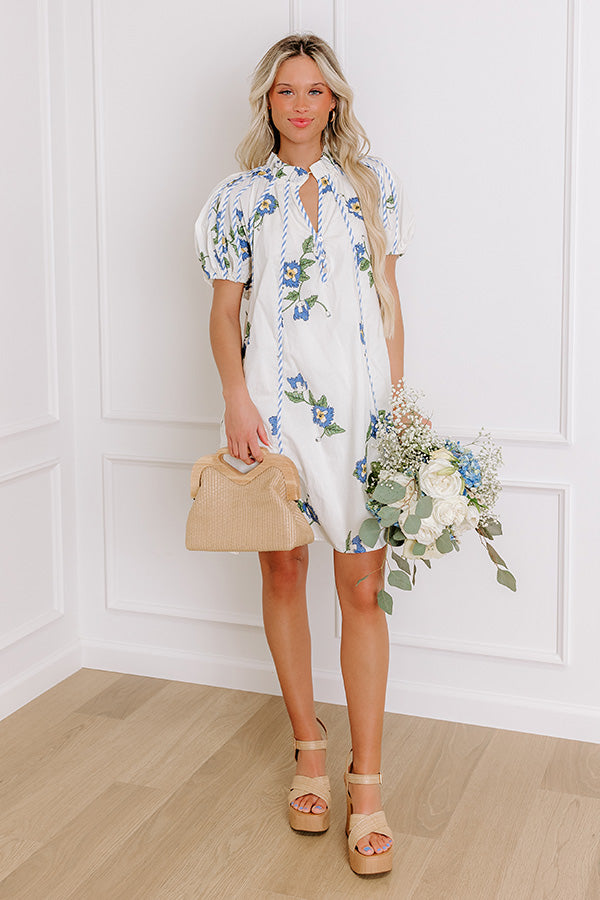 Ultimate Blooming Smile Floral Mini Dress