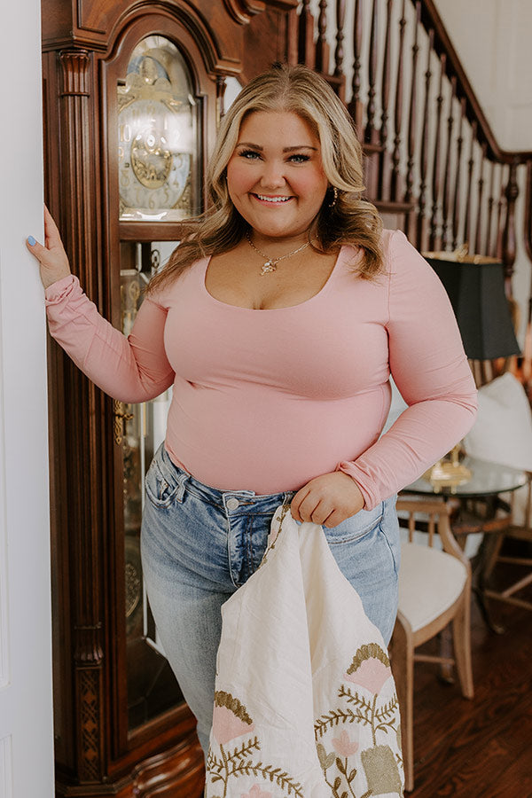 Ultimate Sassy & Chic Pink Curves Top - Premium Fit