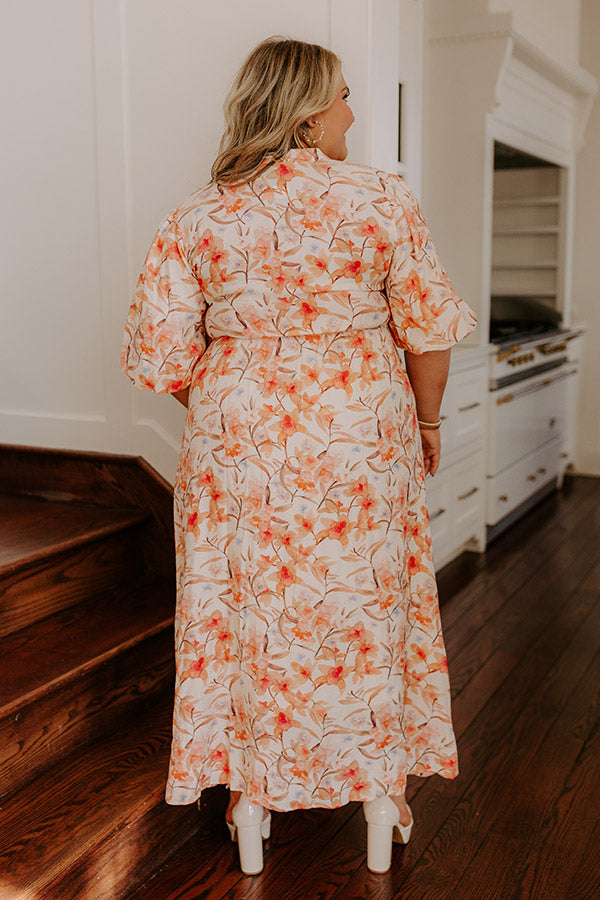 Ultimate Bellini's Floral Midi Dress – Curves Edition