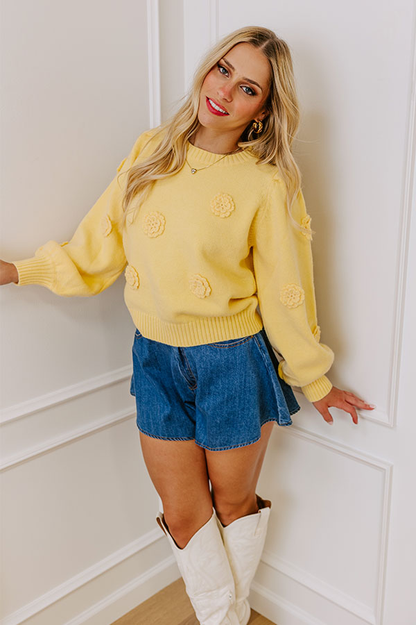 Ultimate Pocket Full Of Sunshine Knit Sweater