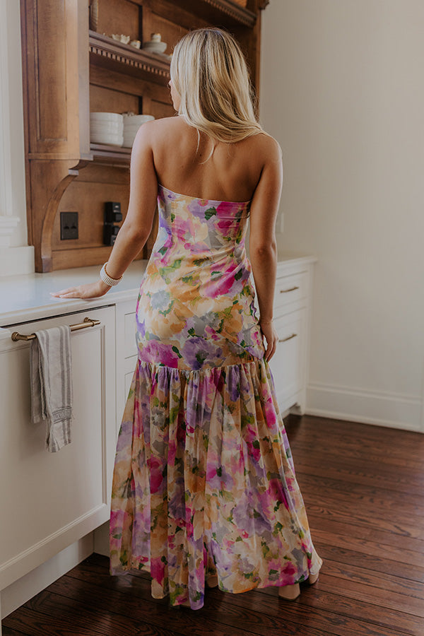 Ultimate Sunkissed Moment Floral Maxi Dress - Primrose Yellow