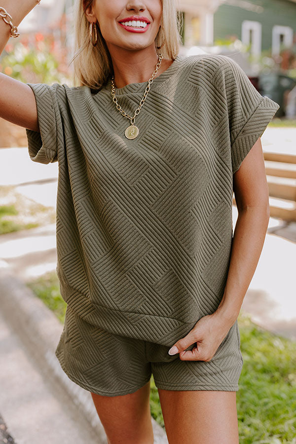 Premium Olive Shift Top - Ultimate Casual Chic