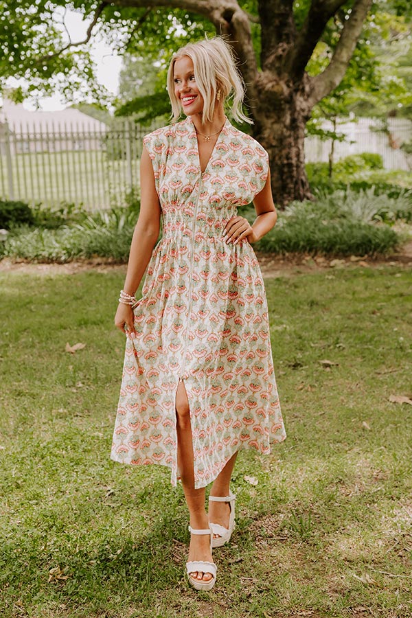 Ultimate Sunshine Floral Midi Dress