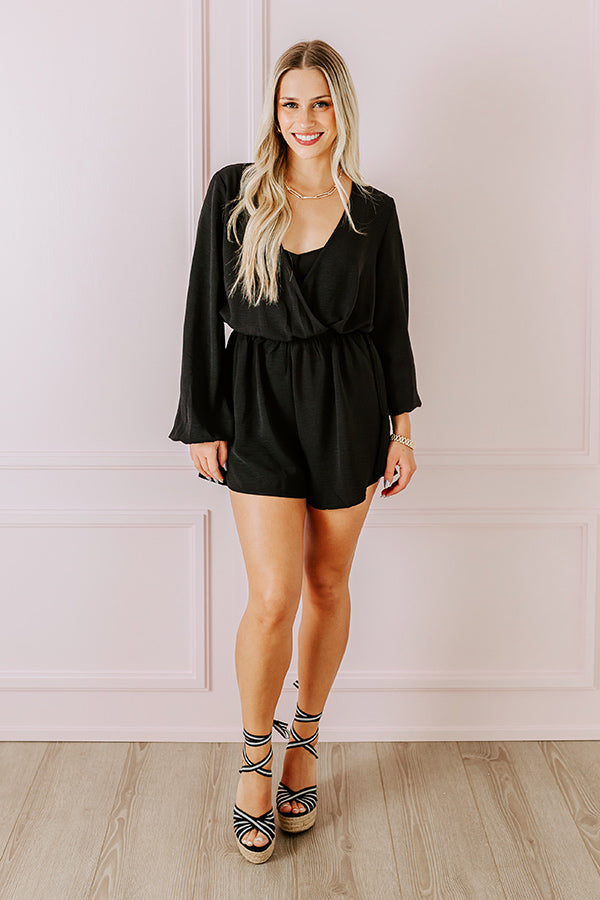 Ultimate Chic Black Romper - Simply Sweet Style