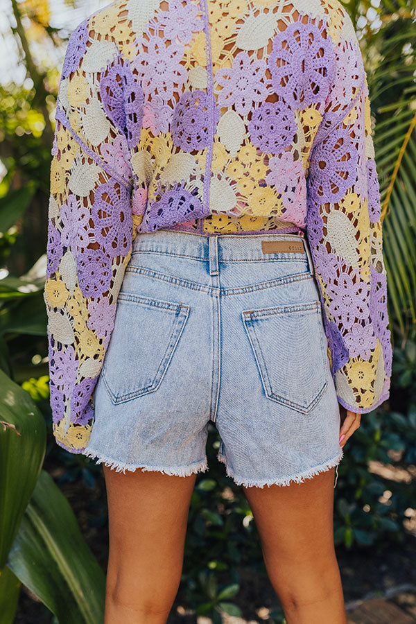 Premium High Waist Distressed Denim Shorts - The Ultimate Summer Staple