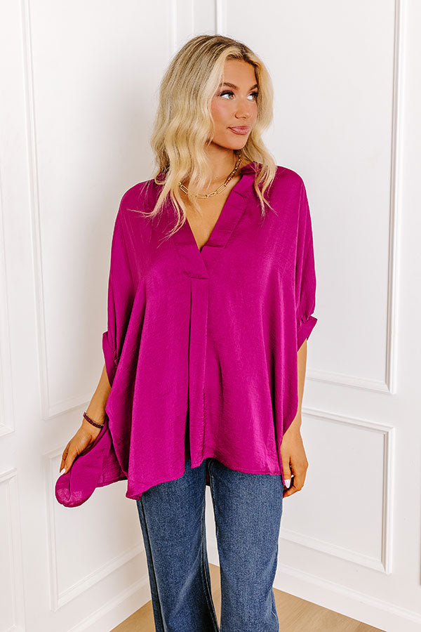 Ultimate Berry Shift Top - Chic & Stylish