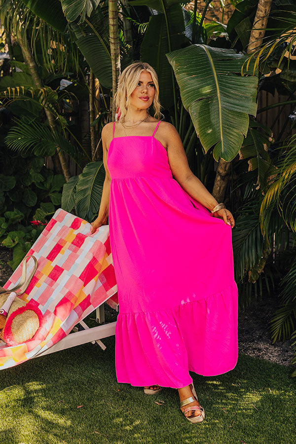 Ultimate Hot Pink Maxi Dress - Flowy & Flattering