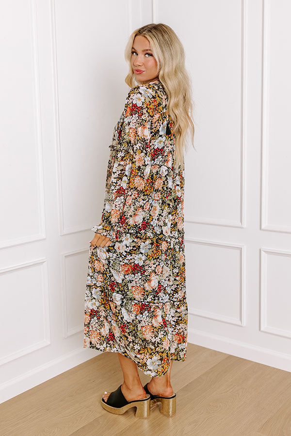 Ultimate Romantic Floral Midi Dress